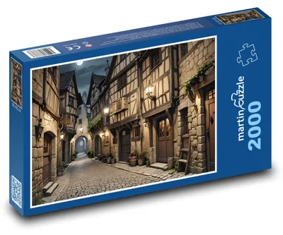 Obrázok produktu pre Puzzle 2000 Stredoveké kamenné domy - martinpuzzle