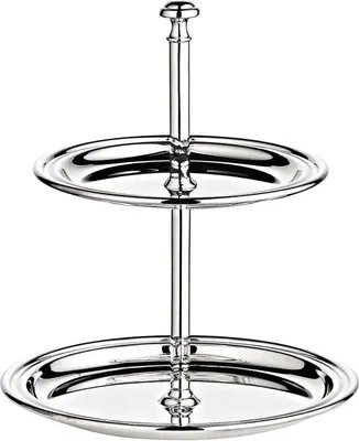 Image de Barre chromée à deux niveaux, hauteur 16 cm