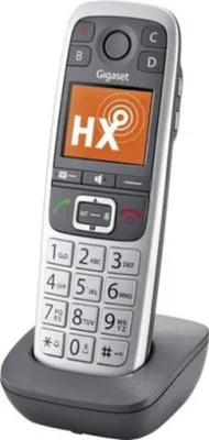 Zdjęcie produktu dla Gigaset C570HX, Telefon analogowy/DECT, Zestaw słuchawkowy bezprzewodowy, Głośnik, 200 wejścia, Nazwa i identyfikacja dzwoniącego, Czarny