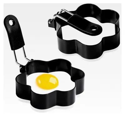 Produktbild von Eierformen Edelstahl 2 Stück für Spiegeleier und Omelettes