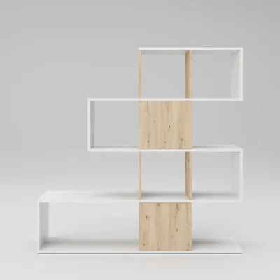 Immagine prodotto di Phoenix Group, divisorio per ambienti "Staccato" con 4 ripiani e 11 scomparti, colore bianco