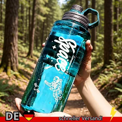 Produktbild von 2L 3L Sportwasserflasche mit Großem Fassungsvermögen und Filter