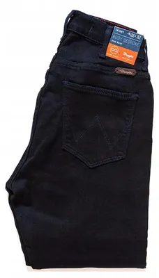 Immagine prodotto di Wrangler | Jeans da donna, vita alta, denim elasticizzato, modello skinny, colore blu, taglia W26 L32