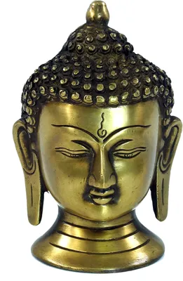 Produktbild von Buddha Statue, Buddha Büste aus Messing, 13*9*8 cm, Buddhas