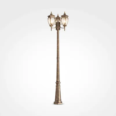 Obrázek produktu pro Stojací lampa, svícen, černé zlato, hliník, V 239 cm
