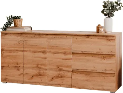 Produktbild von Sideboard Anrichte 179 cm Honig Eiche - IMAGE - Die Möbelfundgrube