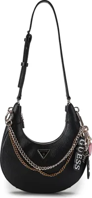 Produktbild von Guess Davina Schultertasche Black 23 x 24 x 4