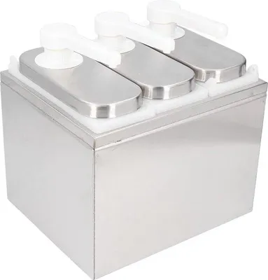 Produktbild von Salatensalatpump - Korrosionsbeständige Salatpump - 3-Kochstationpump - Rote Kochpump