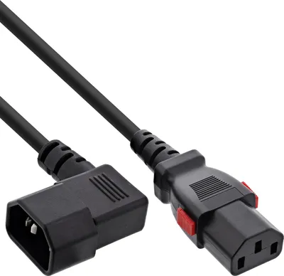 Produktbild von InLine 16931A, 1 m, IEC C13, IEC C14, H05VV-F 3G0.75