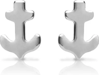Produktbild von Unique Ohrstecker Anker 925er Silber SE0733