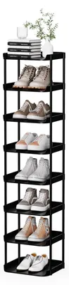 Produktbild von 8-stufiger, schmaler Schuhregal für kleine Räume
