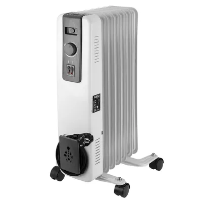 Obrázek produktu pro NEO TOOLS 1500W olejový radiátor - Elektrický radiátor se 7 žebry, 3 stupni ohřevu, nastavitelným termostatem, ochranou proti přehřátí a kolečky