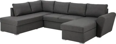 Produktbild von Stan sofa z funkcją spania narożna, prawy szezląg, szara.