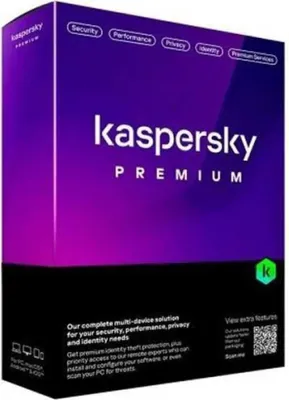 Produktbild von Kaspersky Premium 5 Geräte 1 Jahr Antivirus Durchsichtig  Durchsichtig One Size