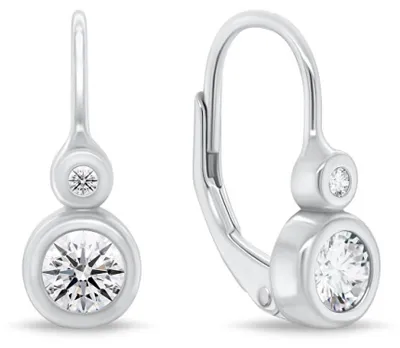 Produktbild von Silver earrings with EA63 crystals