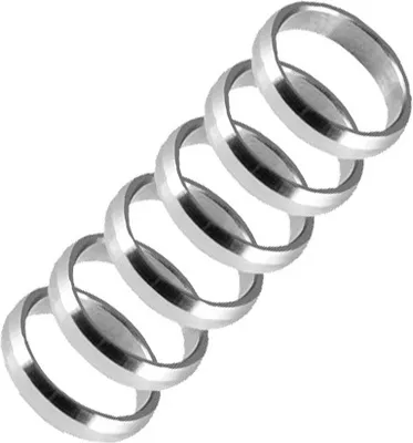 Obrázek produktu pro Supergrip kroužky na násadky - stříbrné - 6 ks