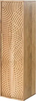 Immagine prodotto di MASSIVMOEBEL24 | Mobile pensile in legno di acacia 33x33x115 laccato naturale MARRAKESCH #120