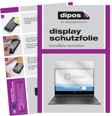 Produktbild von 2x Schutzfolie für HP Spectre 13-af033ng klar Displayschutzfolie Folie Display
