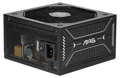 Zdjęcie produktu dla MSI MAG A650GLS PCIE5, 650 W, 100 - 240 V, 1430 W, 50/60 Hz, Aktywne, 100 W