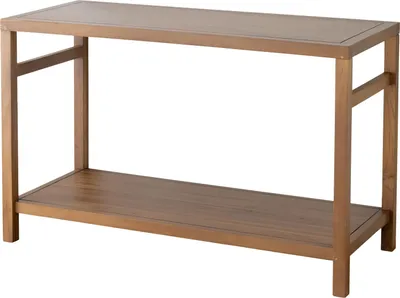 Produktbild von Doppelwaschtisch aus Teakholz 120cm DEWI