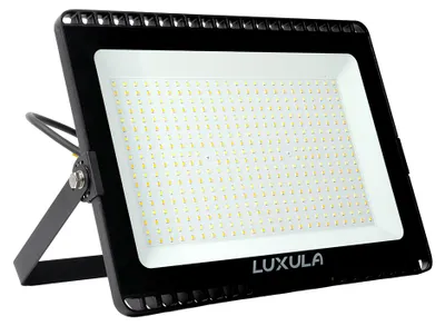 Obrázok produktu pre LUXULA LED reflektor, 200 W, nastaviteľná farba svetla: 3000 K (teplá biela), 4000 K (neutrálna biela) a 6000 K (studená biela), čierna, krytie IP65