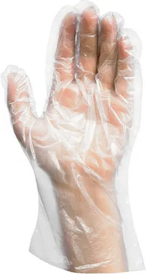 Produktbild von 5000 Handschuhe (HDPE) Einweg transparent Gr. L im Spenderkarton