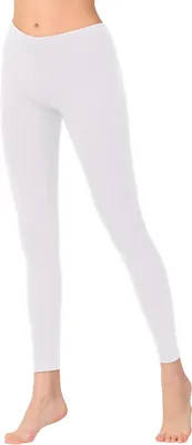 Produktbild von Basic Leggings Lang aus atmungsaktiver Viskose Weiß,Gr.40/42
