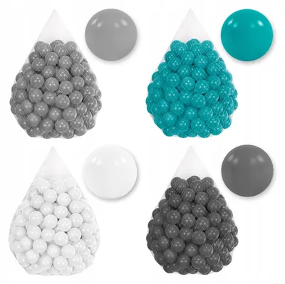Produktbild von Bälle Für Bällebad 7 cm - 200 Stück - Bunte Babybälle Plastikbälle Baby Spielbälle | TUPPI