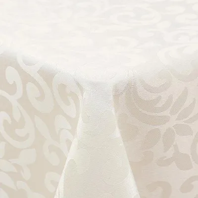 Produktbild von Rechteckiges Tafelkleed 130x130cm Polyester beige leicht zu reinigen