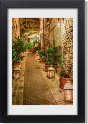 Produktbild von Bild 20x30 MDF-Rahmen, Wandkunst Umbrien Italien