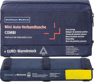Produktbild von Holthaus Medical Erste-Hilfe-Tasche COMBI DIN 13164 blau