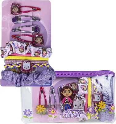 Imagen del producto de Set de accesorios para el cabello de Gabby's Dollhouse: adornos creativos para el cabello para niños