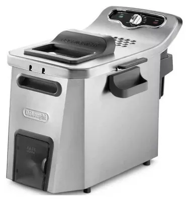 Produktbild von De’Longhi PremiumFry FZ 44851 Elektrische Fritteuse Semi-Professional 5 l, 3200 W, Edelstahl