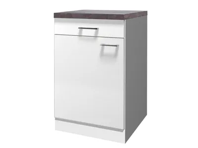 Immagine prodotto di Mobile base da cucina - Larghezza 50 cm - Bianco – Toska