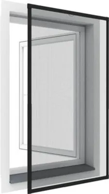 Produktbild von Insektenschutz Fliegengitter Alu-Teleskop Fenster anthrazit 100x120 cm