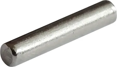 Produktbild von Steckbodenträger Regalbodenträger Stift, Bohr ø 3 mm, Länge 20 mm, vernickelt 1000 Stück