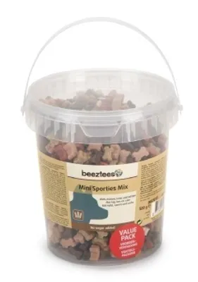 Productafbeelding van Beeztees Mini Sporties Mix: Een heerlijke traktatie voor de hond, 500g