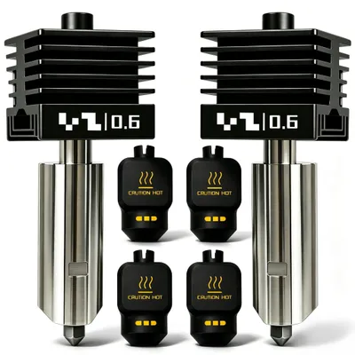 2er-Pack 0,6 mm Hotend-Kit für Bambu Lab H2D/A1