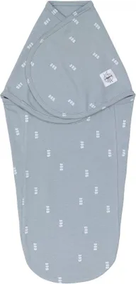 Productafbeelding van Inbakerdoek baby - Wikkeldoek slapen - Rustig slapen - Biologisch katoen - 60 x 25 cm - Lichtblauw