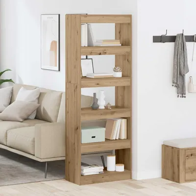 Image de Maison Exclusive - Étagère bibliothèque, 5 niveaux, 60 x 30 x 166 cm, en panneaux de particules