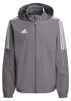 Produktbild von Adidas - "Tiro 21" Jacke Allwetter für Herren MR1447 (M) (Grau)