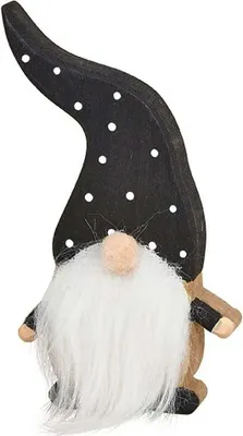 Produktbild von Wichtel Holz schwarz 14cm