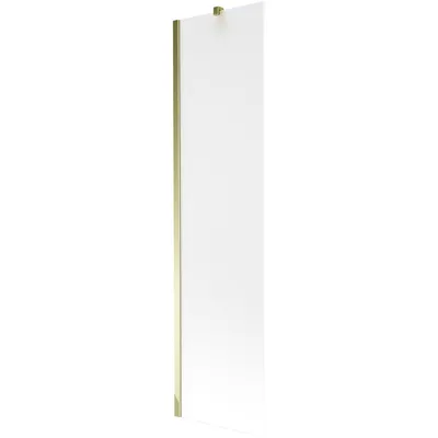 Produktbild von Mexen Next 1-Flügel-Badewannenwand 50 x 150 cm, Frost, Gold - 895-050-000-00-30-50