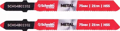 Produktbild von SCHMITH Metallsägeblatt T118A 75mm 21TPI 2Stk.