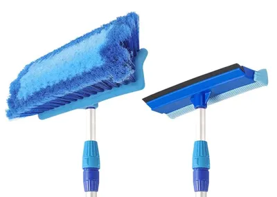 Imagen del producto de Cepillo Mycí con mango telescópico de alta resistencia, 3 metros