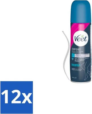 Zdjęcie produktu dla Veet - Spray do usuwania owłosienia - Skóra wrażliwa - Łatwy w użyciu - 150 ml - Value pack - 12 szt