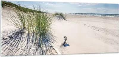 Produktbild von Bilder auf glas - Einteilig - Mrzezyno Strand Meer - 100x40cm - Glasbilder - Wandbilder - Bilder - zum Aufhängen bereit - Wanddekoration aus Glas - Glas Bilder - Wandbild auf Glas - GAB100x40-4281
