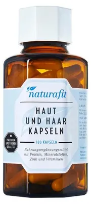 Zdjęcie produktu dla naturafit kapsułki na skórę i włosy, 180 kapsułek