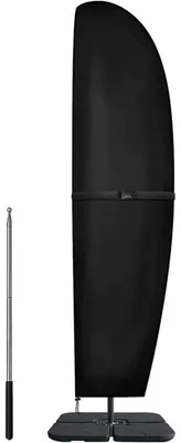 Zdjęcie produktu dla Osłona ochronna do parasoli ogrodowych, wodoodporna, przeznaczona do parasoli o średnicy do 300 cm, wymiary 205x57/48 cm, odporna na promieniowanie UV, teleskopowy wysięgnik