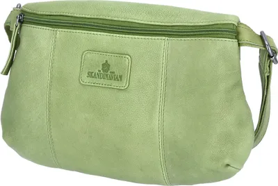Produktbild von The Skandinavian Brand Leder Crossbody Bag  Green : grün-40 Farbsortierung: grün-40